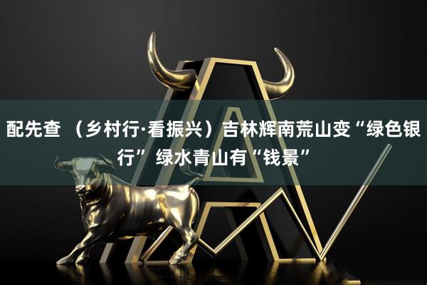配先查 （乡村行·看振兴）吉林辉南荒山变“绿色银行” 绿水青山有“钱景”