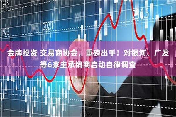 金牌投资 交易商协会，重磅出手！对银河、广发等6家主承销商启动自律调查